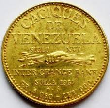 Caciques De Venezuela Moneda De Oro Lbk Gold Coins Gold And Silver Coins World Coins
