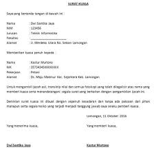 Contoh Surat Kuasa Pengambilan Ijazah Surat Surat Kuasa Hukum Pidana