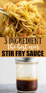 Stir Fry Sauce In 2020 Homemade Stir Fry Sauce Recipes Homemade Stir Fry