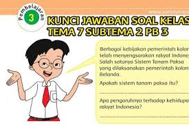 Soal Dan Kunci Jawaban Buku Siswa Kelas 5 Tema 7 Subtema 1 Pembelajaran 3 Buku Kunci Belajar