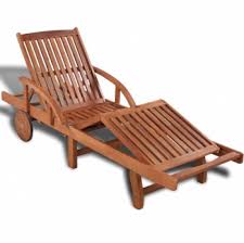 Garden Sun Loungers Wooden Furniture Folding Bed Patio Recliner Chair Adjustable Outdoor Patio Chaise Lounge Sun Lounger Garden Loungers