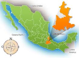 Ubicacion De Puebla Mexico Mapa De Mexico Santiago De Queretaro Estado De Sinaloa