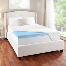 Novaform 3 Evencor Gelplus Gel Memory Foam Mattress Topper With Cooling Cover Memory Foam Mattress Topper Foam Mattress Topper Mattress