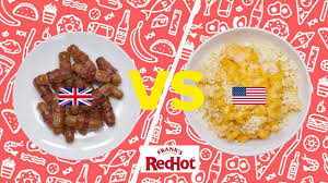 Traditional american christmas begins on the christmas eve when many households across america read the 'night before christmas' and the bible while sitting in front of the christmas tree. British Christmas Food Vs American Thanksgiving Food Presented By Buzzfeed Frank S Youtube