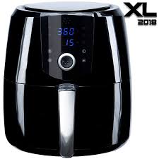 Air Fryer Xl 5 5 Qt Extreme Model 8 In 1 By B Weiss Family Size Huge Capacity With Airfryer Accessories Pizza Pan 50 Air Fryer Pan Pizza Cookbook Recipes