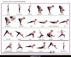Yoga Poses Chart With Names Yogaposes Com Yoga Poses Chart Basic Yoga Poses Yoga Routine