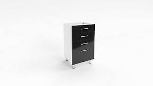 Bremermann teleskopschublade, küchenschublade mit einlegeboden, 45cm. Kuchen Unterschrank Mit Schubladen Schwarz 30 70cm Rellinggriff C Ebay