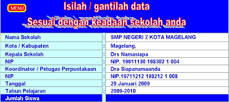 Xls Otomatis Software Administrasi Perpustakaan Aplikasi Excel Free Download Perpustakaan Ekstrakurikuler Aplikasi