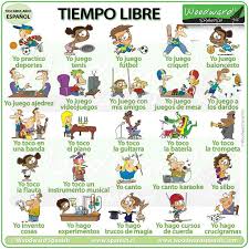 Free Time Activities In Spanish Free Time Activities English Activities Time Activities