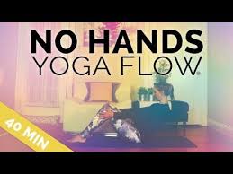No Hands Yoga Flow Perfect For Arthritis Broken Wrist Hand Yoga Sequence Yoga Hands Yoga Flow Restorative Yoga