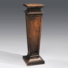 Decorative Crafts Square Wood Pedestal 716 Wood Pedestal Wood Plant Stand How To Antique Wood