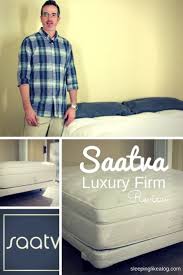 Saatva Luxury Firm Mattress Review Here S The Bed I Sleep On And I Discuss The Positives And Negatives Mattresses Reviews Firm Mattress Mattress