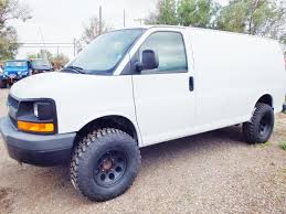 2wd Chevy Express 4 Lift Kit Chevy Express Chevy Van 4x4 Camper Van