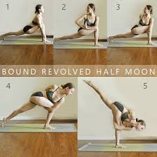 Who Wants To Play With The Variation Of Half Moon Pose It S Step By Step Tutorial How I Like To Enter In Yoga Poses Advanced Easy Yoga Workouts Advanced Yoga