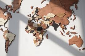 Wood Map Wood Wall Art Wooden Map Wood World Map Rustic World Etsy World Map Wall Art World Map Wall Map Wall Art