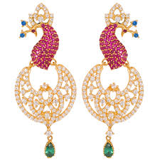 Lalitha Jewellery Gold Earrings Collections South India Jewels Gold Jewelry Earrings Earrings Collection Earrings