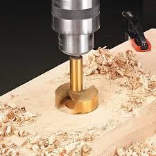 Drilling Large Holes Woodsmith Tips Drill Holes Drill Press