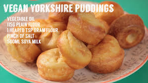 How To Make Vegan Yorkshire Puddings Vegan Yorkshire Pudding Recipes Vegan Christmas Recipes