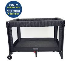 Give Your Child A Safe And Cozy Place To Play With The Cosco Funsport Play Yard A Lightweight Construction Lets You Tak Pack N Play Pack N Play Mattress Cosco