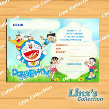 Apalagi itu kan adik kandungmu sendiri!, sisi baikku mengingatkanku. Undangan Ulang Tahun Doraemon Isi 10 Pcs Lazada Indonesia