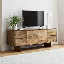 Anton Solid Wood Media Console 68 Wood Media Console Media Console Furniture