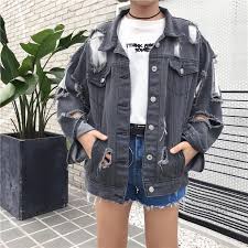 Black Hole Grey Denim Jacket Jean Jacket Outfits Hipster Outfits