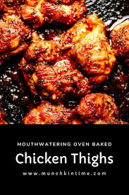 30 Min Oven Baked Boneless Skinless Chicken Thighs Recipe With Step By Step Chicken Thights Recipes Boneless Chicken Thigh Recipes Chicken Thigh Recipes Baked