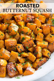 Roasted Butternut Squash A Must Have Healthy Fall Side Dish It Has A Mildly Sweet S Butternut Squash Recipes Roasted Cooking Herbs Butternut Squash Recipes