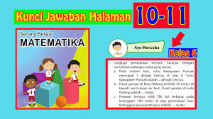 Kunci Jawaban Senang Belajar Matematika Kelas 6 Halaman 10 11 Youtube