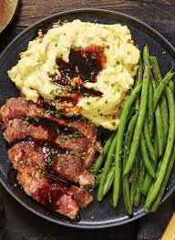 Steak With Garlic Sauce Recipe Hellofresh Recipe Steak Dinner Recipes Health Dinner Recipes Steak Dinner