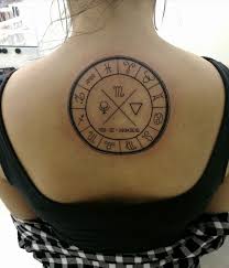 Tattoo Horoscope Zodiac Backtattoo Scorpio Pluto Tattoos Back Tattoo Compass Tattoo