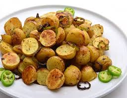Spicy Roasted Baby Dutch Yellow Potatoes Potato Side Dishes Spicy Roasted Cooking Recipes