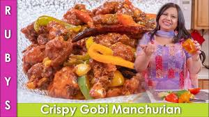 Crispy Gobi Manchurian Recipe In Urdu Hindi Rkk Youtube Manchurian Recipe Gobi Manchurian Recipes