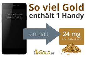 So Viel Gold Enthalt Ein Smartphone Handy Handy Gold Smartphone