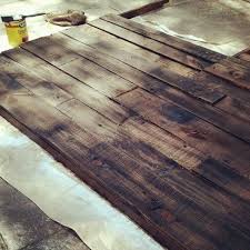 Staining We Went Over The Stain With Mineral Oil To Pull Out The Detail In The Wood And Lighten It Then Sealed Staining Wood Simple Headboard Redo Furniture
