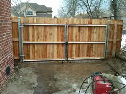 12 X 6 Wood Gate W Steel Frame Andrew Thomas Contractors Wood Fence Gates Wooden Fence Panels Wood Fence