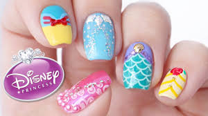 Being bad has never looked so good! Disney Princess Nail Art Designs Youtube