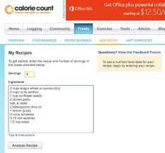 Recipe Nutrition Calculator Recipe Nutrition Calculator Nutrition Facts Label Nutrition