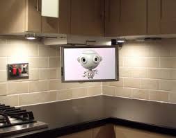 tv in kitchen