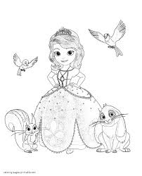 So much for the imagination. Princess Sofia The First Coloring Pages Coloring Pages Printable Com
