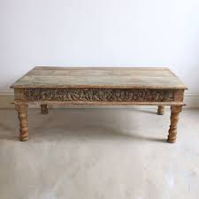 Light Wooden Coffee Table Carved Inlays Wooden Coffee Table Coffee Table Table