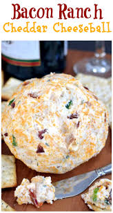 Bacon Ranch Cheddar Cheeseball The Cozy Cook Cheese Ball Recipes Yummy Appetizers Food
