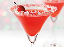 Our Cosmo Gets A Tropical Twist With The Inclusion Of Cranberry Juice Malibu Rum And A Shredde Christmas Drinks Alcohol Malibu Rum Drinks Malibu Mixed Drinks