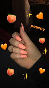 Follow me @issaqueen13 for more litty, slayin, and poppin pins ✨. Nails Peach Acrylics Peach Acrylic Nails Nails Peach Nails