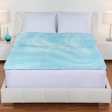 2 Orthopedic 5 Zone Foam Mattress Topper Twin Blue Authentic Comfort Foam Mattress Topper Mattress Topper Gel Foam Mattress