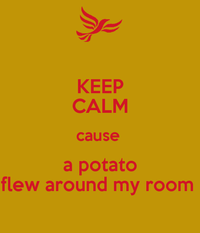 Chords for a potato flew around my room. A Potato Flew Around My Room Know Your Meme