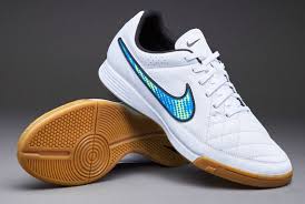 Mens Football Boots Nike Tiempo Genio Leather Indoor Soccer Cleats White Volt Solar Black 63128 Mens Football Boots Indoor Soccer Cleats Football Boots