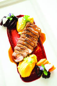 Crispy Duck With Butternut Squash Puree At Mereday S Fine Dining Fine Dining Recipes Food Presentation Food
