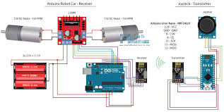 Nrf24l01 Wireless Arduino Robot Car Control Circuit Schematic Arduino Robot Arduino Cell Phone Deals