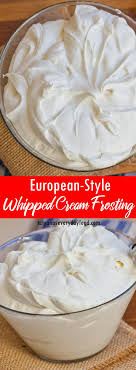 Whipped Cream Frosting Video Tatyanas Everyday Food Recipe Tatyana S Everyday Food Whipped Cream Frosting Recipes With Whipping Cream